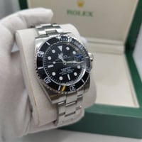 Image 1 of Rolex Style - Black on Black w/ Silver Band (DateJust)