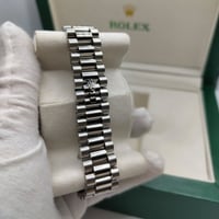 Image 2 of Rolex Style - Blue on Silver w/ Silver Dress Band (Day-Date)