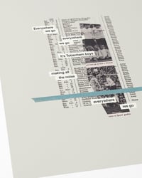 Image 2 of Tottenham Hotspur FC Vintage Programme Collage – Football Art Print – Series 1