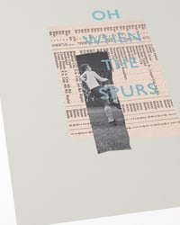 Image 2 of Tottenham Hotspur FC Vintage Programme Collage – Football Art Print – Series 4