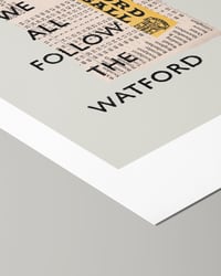 Image 3 of Watford FC Vintage Programme Collage – Football Art Print – Series 4