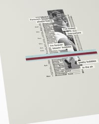 Image 2 of West Ham United FC Vintage Programme Collage – Football Art Print – Series 1