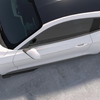 Image 1 of 2015-2024 Mustang Side Skirts Aluminum Front Set