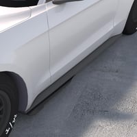 Image 4 of 2015-2024 Mustang Side Skirts Aluminum Front Set