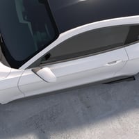 Image 4 of 2015-2024 Mustang Side Skirts Aluminum Rear Set