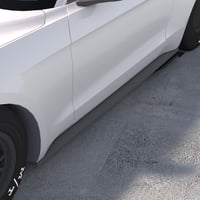 Image 3 of 2015-2024 Mustang Side Skirts Aluminum Rear Set