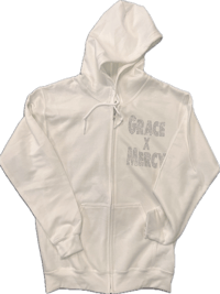 Image 2 of Grace x Mercy zipper hoodie 