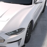 Image 1 of 2015-2024 Mustang Side Skirts ABS Full Set