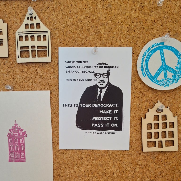 Postcard - This is your democracy