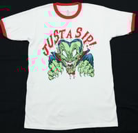 Image 1 of "Just a sip!" ringer t-shirt - Bonetrail Apparel