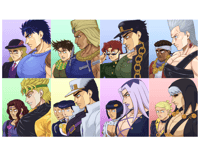 Image 1 of JJBA Big Bazonga Bois prints (1/2)