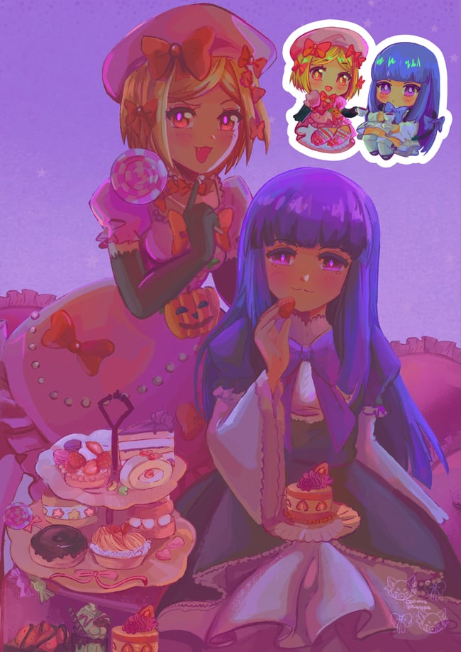 Lambdabern Print + Sticker - Umineko No NaKu Koro Ni
