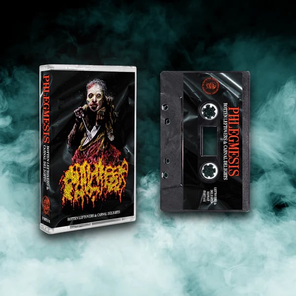 Image of PHLEGMESIS - Rotten Leftovers & Carnal Delights Cassette