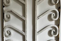 Image 5 of Set of Two Art Nouveau Screens with Floral Patterns