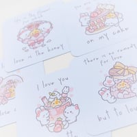 Image 4 of Sugary Love Square Postcards