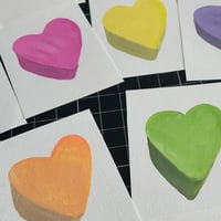 Image 7 of CUSTOM conversation heart painting