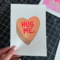 Image 4 of CUSTOM conversation heart painting