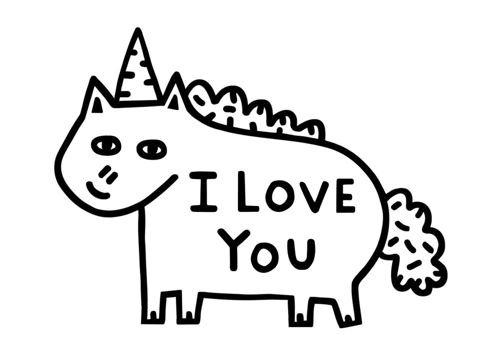 Image of  I Love You Prints