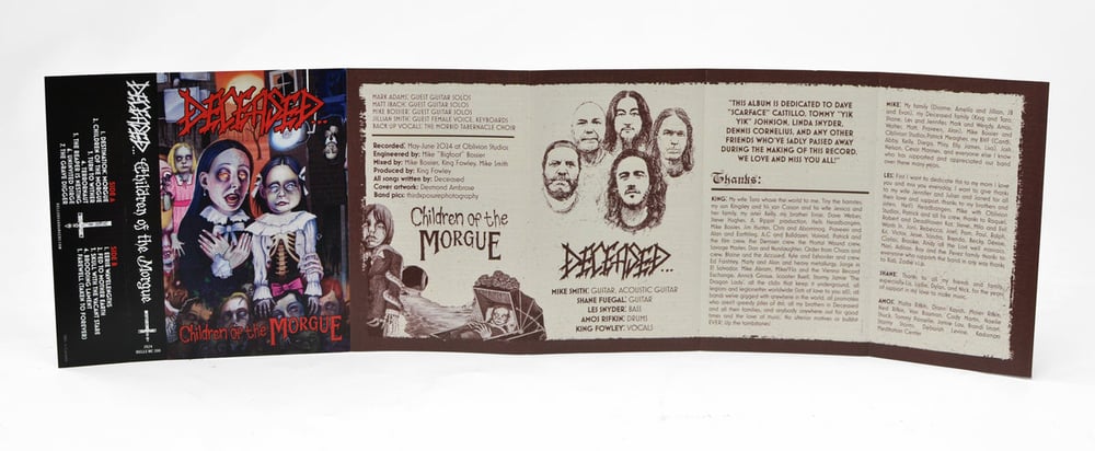 DECEASED - "Children Of The Morgue" cassette