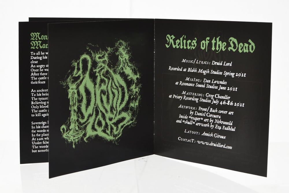 DRUID LORD - "Relics Of The Dead" CD