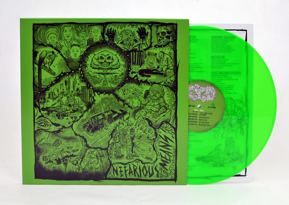 EAT THE DECAY (E.T.D.) - "Nefarious Means" 12" vinyl LP