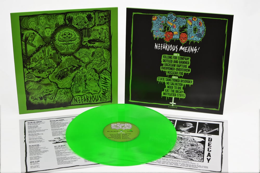 EAT THE DECAY (E.T.D.) - "Nefarious Means" 12" vinyl LP