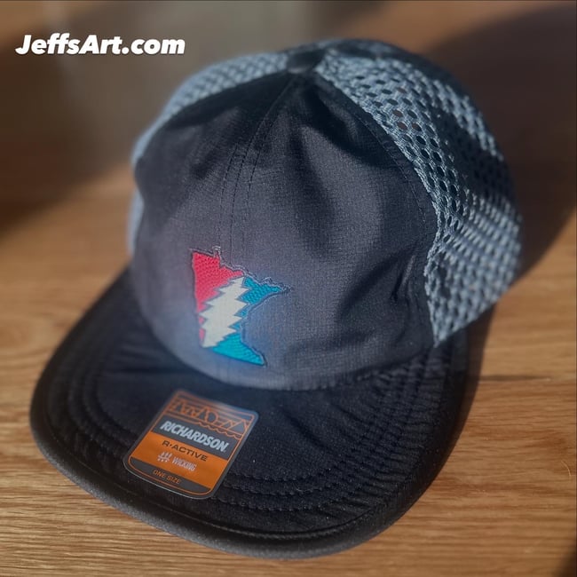 Steal Your State Hat - Blue or Black Wicking