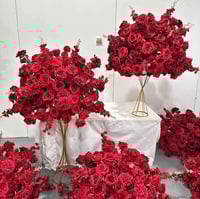 Image 1 of Red artificial flowers Centerpieces pieces 80cm 