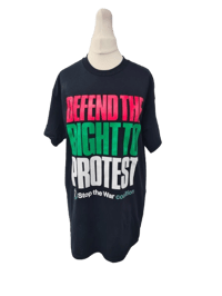 Image of Defend the Right to Protest T-shirt - Black