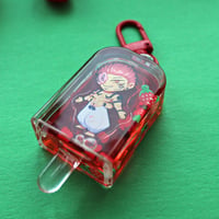 Image 2 of Strawberry Sukuna Popsicle Keychain 