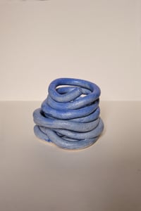 Image 4 of Escultura Sabi de cerámica Azul
