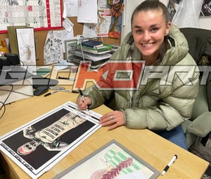 Image of CAITLIN HAYES & TASH FLINT SIGNED PRINTS CELTIC WFC