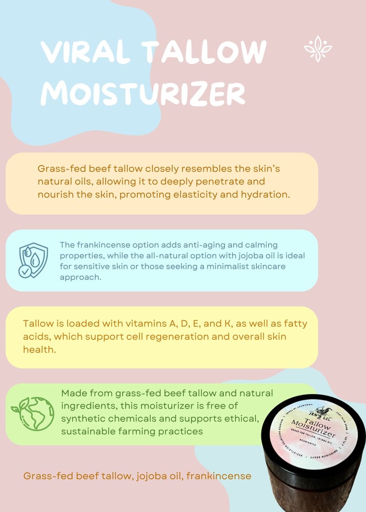 Image of Tallow Moisturizer 4oz