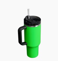 Image 2 of Stanley™️ “NEON GREEN” | 40 Oz. Quencher H2.0 FlowState Tumbler