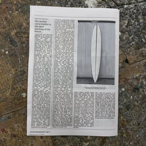 Image of ISSUE 2 February 2025 - Fantastic Acid Newspaper "Du Surf Situationniste". English-french