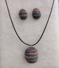Image 2 of Sunset & Sea Earrings and Necklace