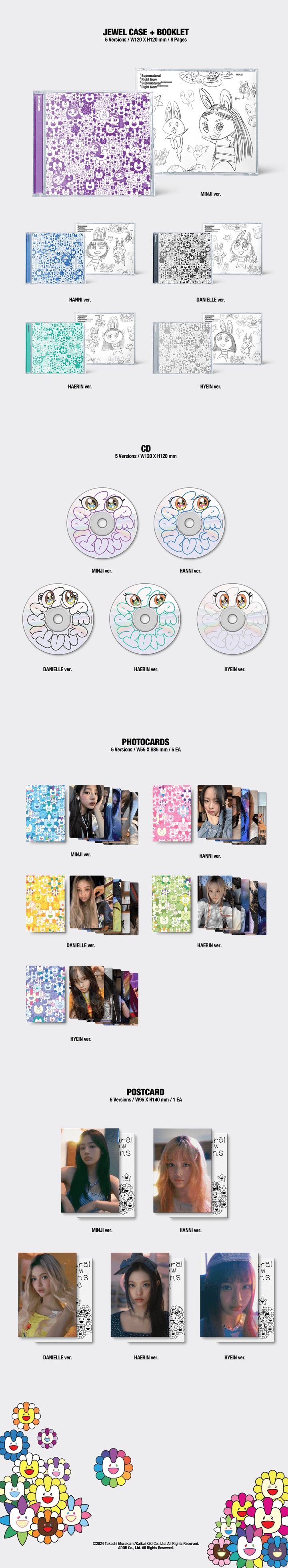 Image of NEWJEANS Supernatural NJ x MURAKAMI (Cross Bag Ver.)