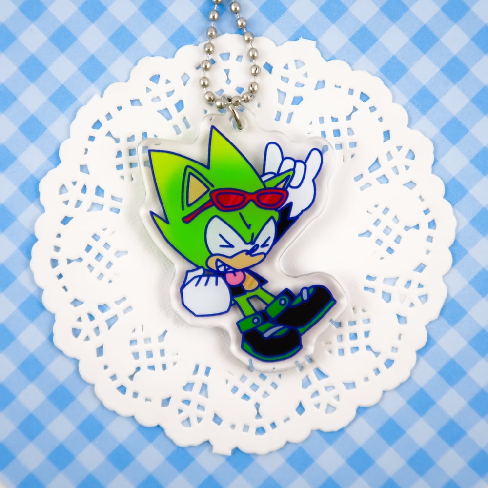 Sonic and "Friends" Keychain