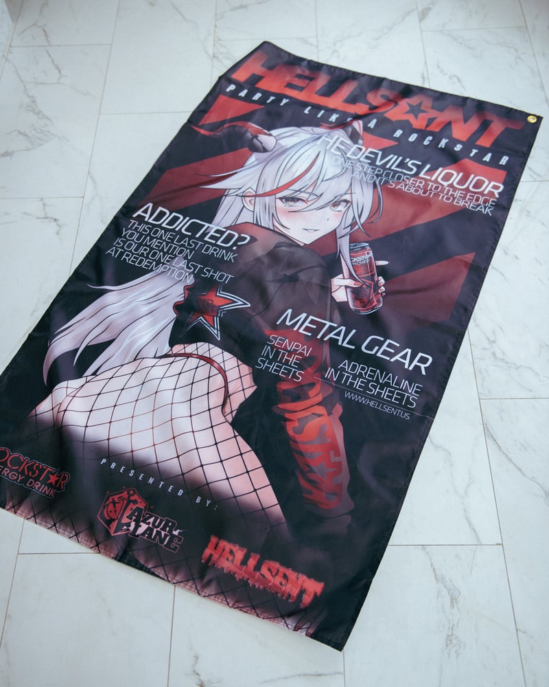 Image of Rockstar Fruit Punch Flag