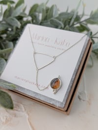 Image 2 of Montana Agate OOAK Lariat Necklace