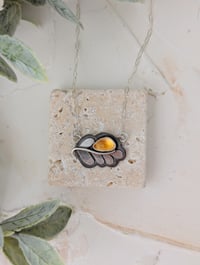 Image 1 of Locust Leaf OOAK Gemstone Necklace