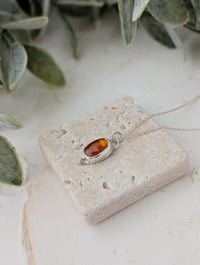 Image 1 of Orange Kyanite OOAK Necklace