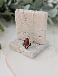Image 1 of Orange Kyanite Embellished OOAK Necklace