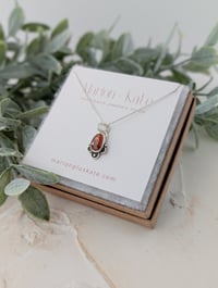 Image 3 of Orange Kyanite Embellished OOAK Necklace