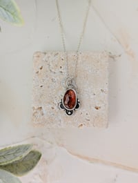 Image 4 of Orange Kyanite Embellished OOAK Necklace