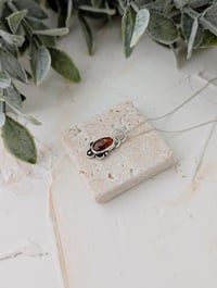 Image 5 of Orange Kyanite Embellished OOAK Necklace