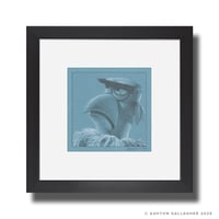 Image 4 of SAM THE EAGLE DRAWING STUDY
