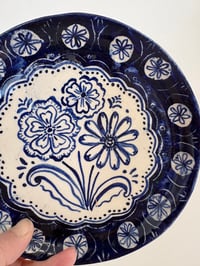 Image 2 of Flower folk plate