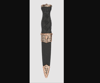 Imitation Sgian Dubh W/ Plain Top - Thistle Copper Finish- Cosplay no blade