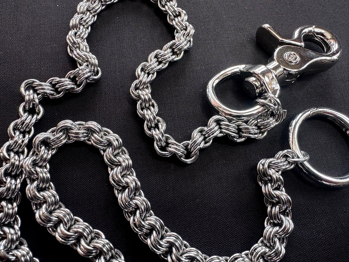 Chainmail Heavy Duty Wallet Chains Biker Chain - Main Image